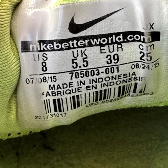 Nike Air Max ST International Running Shoes Sneakers Lace Up Gray Green 8 - Picture 6 of 8